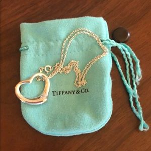 Tiffany & Co Sterling silver heart necklace